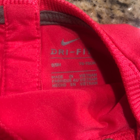 Nike dry fit 6/9 months pink and gray SOLD - Picture 2 of 5